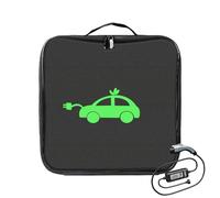 Générique EV Cable Bags -Charging Cable Bag Storage Bag, Waterproof Jumper Cables Bags,r, Large Capacity Electric Charger Case for Vehicle Chargers Cables Adapters, EV Charging Cabl Storage for Trun