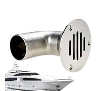 Générique Évacuation d'eau du Pont De Bateau,Drainage en Acier Inoxydable,Couvercle pour Évacuation de Pont - pour Navires Yachts Kayaks Salles De Bain Tapis De Mer Et Tapis De Gazon