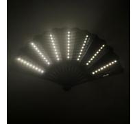 Générique Éventail à main, éventail pliant pour festival | Ventilateur portable pliable à LED,Éventail pliant de carnaval polyvalent, éventail portatif pour scène, Bar, danse du ventre, photographie