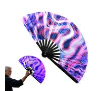 Générique Éventail Lumineux Grand Rafraîchissant Chinois Japonais