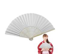 Générique Éventail Pliant - Éventail à Main en Tissu,éventails Chinois | Éventails à Mains pliées en Bois, Tissu en Soie, pour décoration de fête, Mariage, préférence, Spectacle