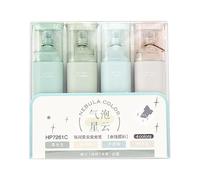 Générique Evidenziatori Glitterati - Pennarelli Scintillanti Per Scrivere Senza, 4 Evidenziatori Pastello | Pennarelli Scintillanti Per Scrivere a Prova Di Sbavature E Appunti Sul Diario