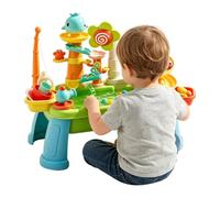 Générique Évier avec Eau Courante, Jouets Électriques Interactifs Amusants avec Pieds Détachables, Petite Table à Eau, pour Extérieur Intérieur Bain Vaisselle Patio Jardin Activité Sensorielle