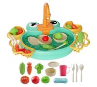 Générique Évier de Jeu avec Eau Courante | de Rôle Cuisine - évier de Cuisine - pour garçons Filles préscolaires Jardin terrasse Plage Camping garderie Maison Salle de Bain Salle de Jeux Vacances