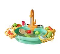 Générique Évier de Jeu avec Eau Courante pour - de Rôle Cuisine,Set d'Imitation pour Garçons Filles,Plage Camping Maison Salle de Jeux Anniversaire Fêtes