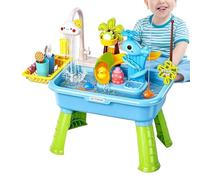 Générique Évier De Jeu | Table D'Activités Baleine Électrique Amusante avec Robinet Et Toboggan | Jouet Évier Cuisine,pour De 1 À 5 Ans Jeu De Rôle Crèche, Maternelle, Jardin, Garderie Et Cour