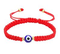 Générique Evil Eye Jewelry, Braidedd Bracelet, Couple Jewelry | Hand-Woven Glazed Three-Sided Design, Adjustable Jewelry for Couples, Women and Men, Daily Wear and Gifting