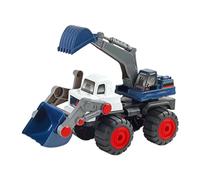 Générique Excavator Toy Boys, Construction Vehicle Model, Bulldozer Toy with Push and Go, Development Game with Hand-Eye Coordination, Playroom Fun Set, Indoor Outdoor Toys for Bedroom Backyard