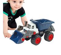 Générique Excavator Toy Model - Bulldozer Construction Vehicle for Kids, Parent Child Interaction with Collectible Engineering Figure, Playground Living Room Fun, Yellow, 6 inch