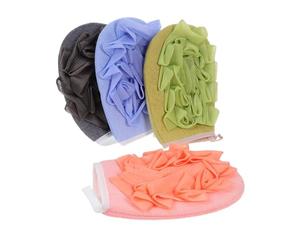 Générique Exfoliants Corps Lot de 4 Boules de Bain Pratiques, Texture Douce, pour Gommage et Toilette Quotidienne