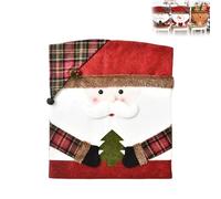 Générique Exhibit Cute Christmas Chair Covers, Christmas Themed Chair Covers, Holiday Chairs Back Coverss Set of 1/2/3/4/6/8, Christmass Seat Coverss for Dining Chairs (Old Man,1 Pcs)