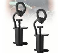 Générique Explainout Phone Holder for Guitar, Adjustable Cell Phone Holder Clamp for Guita-R, Adjustable and Portable for Bass Live Video Recording Broadcast Teaching (2pcs)