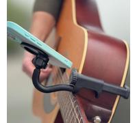 Générique Explainout Phone Holder for Guitar, Adjustable Guitar Or Ukulele Magnetic Phone Holder Mount for Bass Live Broadcast Teaching Video Recording Guitar Sheet Music (Magnetic)