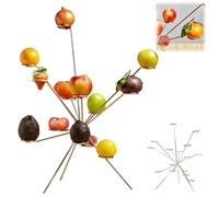 Générique Exploded Fruit Bowl-Fireworks on the Dinner Table, 360° Art Floating Style Display Fruits, Creative Stainless Steel Fruit Racks,for Kitchens Countertop Dining Centerpiece Decor