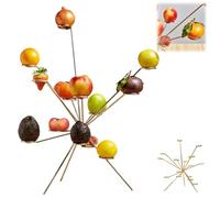 Générique Exploded Fruit Bowl-Fireworks on the Dinner Table, 360° Art Floating Style Display Fruits, Creative Stainless Steel Fruit Racks,for Kitchens Countertop Dining Centerpiece Decor