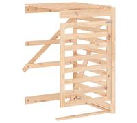 Générique Extension d'abri pour Poubelle sur roulettes Bois Massif pin,Maison & Jardin,Produits ménagers,Accessoires pour conteneurs à déchets,Cache-conteneurs à déchets,Brun,17.69kg,825107