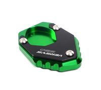 Générique Extension de béquille latérale Accessoires de Moto Béquille de Pied Agrandir Le Coussinet Compatible avec VERSYS 650 VERSYS650 2015-2020 2021 2022
