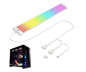Générique Extension de Câble RGB pour PC Bande Lumineuse LED 5V | Prolongateur Câble ARGB 30 Centimètres Pour Rétroéclairage Modification Personnalisation