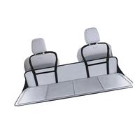 Générique Extension Siège Arrière Voiture - Matelas Pliable pour Dormir | Rallonge Siège Arrière Portable pour Voyage, Camping Auto | Agrandit Espace Couchage Coffre, Noir Gris, 42x128 Cm