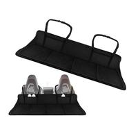 Générique Extension Siège Arrière Voiture - Matelas Pliable pour Dormir | Rallonge Siège Arrière Portable pour Voyage, Camping Auto | Agrandit Espace Couchage Coffre, Noir Gris, 42x128 Cm