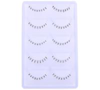 Générique Extensions de Cils Inférieurs 10 Paires Bandes Transparentes Cils Naturels pour Bars Spectacles Fêtes de Noël et Soirées Cosplay
