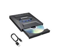 Générique External Disk Reader, USB Optical Drive, Portable Disc Access Device with Easy Connection Design, Strong Lightweight Computer Gadget, Drive with Sl inish, Data Tool for Desktop Laptop