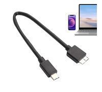 Générique External Hard Drive Cord - 5Gbps USB 3.1 Type-C To B Cable, High Speed Data Transfer Charging Cord | 5TB Expansion Hard Drive Cable For Various Type C Devices External