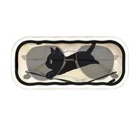 Générique Eye Glass Cases Womens Hard Shell | Cat Cute Transparent Portable Protective Box - Cute Glasses Case - For Key Cards Cat Traveling Birthday Vehicle Driving Trip Offices School Indoor