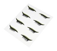 Générique Eye-Liner Fluorescents Autocollants 4 Paires Respirants Léger Déchirable pour Femmes Fête Carnaval Cosplay