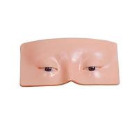 Générique Eye Makeup Face Practice Board - Silicone Reusable Tool for Beginners Artists | Soft Flexible Material with Realistic Eye, Self Taught Cosmetic, Training Accessory for Women Professionals