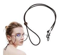 Générique Eyeglass Cord - Adjustable Eyewear String for Commuting and Outdoor Activities | Polyester Lightweight Holder, 7G Weight, Ideal for Plain Light Sunglasses Men Women