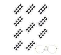 Générique Eyeglass Nose Pads, Glasses Nose, 0.35x0.24in Non Slip Adhesive, Soft Foam Cushioning, Lightweight Pressure Relief for Offices, Sports, Commuting, Makeup, Travel, Friendly Fit