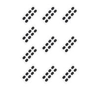 Générique Eyeglass Nose Pads, Non Slip Glasses Grips, Self-Adhesive Soft Foam Design, 40 Pair Anti-Slip Stickers, Sunglasses Support for Sports, Makeup, Office, Travel Use 0.35x0.24x0.06in
