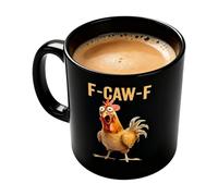Générique F-CAW-F Funny Chicken Tug, Tasses À Café En Céramique Poulet Résistant À La Chaleur, Tasse De Coq Nouveauté Pour Se Détendre, Hommes Gémeaux De Noël Ferme Cadeau, Farm Kitchen Home Decor