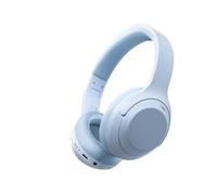 Générique F1 ANC Casque Audio sans Fil Bluetooth 5.4 Hi-FI 43dB Casques antibruit adaptatifs Pilote 40mm 80H de Lecture(Blue)