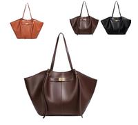 Générique FABENIC ARYS Women's Elegant Leather Large Capacity Handbag, Artisan Product for Classes High School School Bag