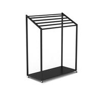 Générique Fabric Display Rack,Thickened Iron Frame,Silk Scarf Organizer Clothes Rack,Floor Curtain Sample Holder,for Wallpaper(85x45x120cm)