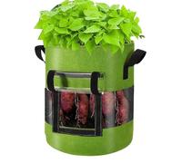 Générique Fabric Planter - Nonwoven Thickened Planting Bags | Multi-Purpose Containers with Handles, Visible Space, Garden Supplies for Vegetables Fruits Flowers, Sweet Potatoes