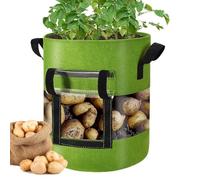Générique Fabric Planter - Nonwoven Thickened Planting Bags | Multi-Purpose Containers with Handles, Visible Space, Garden Supplies for Vegetables Fruits Flowers, Sweet Potatoes