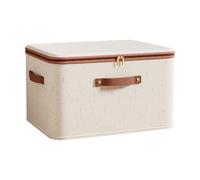 Générique Fabric Storage Bins - Foldable Large Capacity Breathable Cloth Box | Clothes Organizers And Storage For Sweater Towel Dress Home Living Room Bedroom Store Dorm Travel