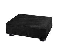 Générique Fabric Turntable Dust Cover, Protective Soft Sleeve, Home Studio Accessory, Record Player, DJ Console, Stereo System, Less Shield Use for Men, Women, Teens, Kids, Black, Blue