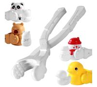 Générique Fabricant de Boules de Neige pour,Outil De Moule À Glace en Forme De Capybara Dessin Animé | Outil à Boules de Neige,pour Activités d'Extérieur Maison École Fête d'hiver Cadeaux et Noël