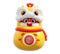 Générique Face Changing Tumbler Jouet à Bascule pour Enfants Figurine Culture Opéra Sichuan Traditionnelle Poupée Redresseuse Jouet Éducatif en Matériau PP, Jaune