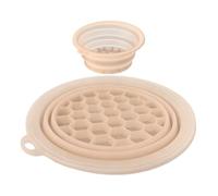 Générique Face Ice Bath Bowl - Cold Basin for Skincare Routine | Thick Food Grade Silicone Container with Wide Opening, Facial Cooling Tool Reducing Puffiness Refreshing Skin 9.45x9.45x0.87 in