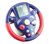 Générique Faire Semblant De Conduire des Jouets - 26x26x11cm Voir COMPRE Back SETTEND avec Music Light Interactive | Conduire Le Volant pour Les | Toys Éducatifs d'apprentissage Précoce pour Garç