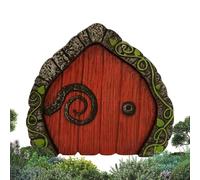 Générique Fairy Garden Door,Whimsical Miniature Decor | Fairy Doors for Trees Outdoor | Wall Window Backyard Forest Yard Village Pond Room