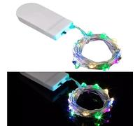 Générique Fairy Lights | 1m Copper Wire Light String for Centerpiece, Starry Christmas, New Year, Birthday, Valentine's Day, Waterproof Battery Operated Decor