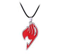 Générique Fairy Tail Collier Pendentif Logo Guilde Natsu Dragnir - Rouge
