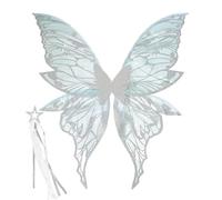 Générique Fairy Wings, Angel Costume Set, Lightweight Colorful Design, Adjustable Shoulder Straps, Cosplay Accessories for Birthday Parties, and Stage Performances, 31.5x29.45 inches