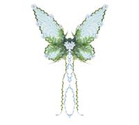 Générique Fairy Wings for Kids - Botanical Flower Petal Decals, Butterfly Cape Costume Shell, Forest Elf Dress Up Gear, Gauze Mesh Backing Prop, Decorative Wear - for Halloween Party